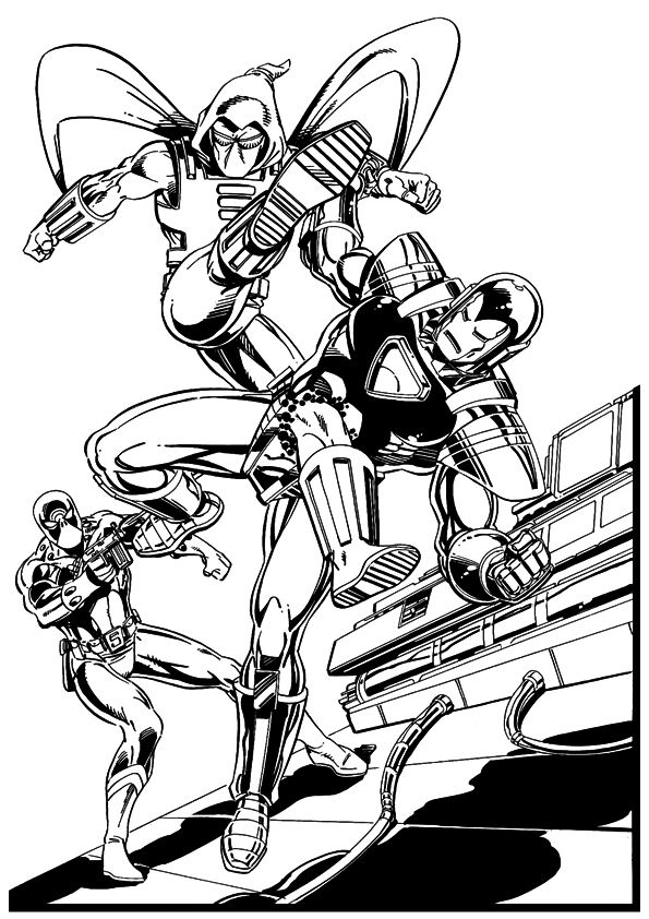 Kids-n-fun.de | 60 Ausmalbilder von Iron man